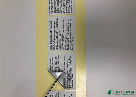 Косметический стикер стикера 30mm ярлыка BOPP слипчивый упаковывая печатая смещение